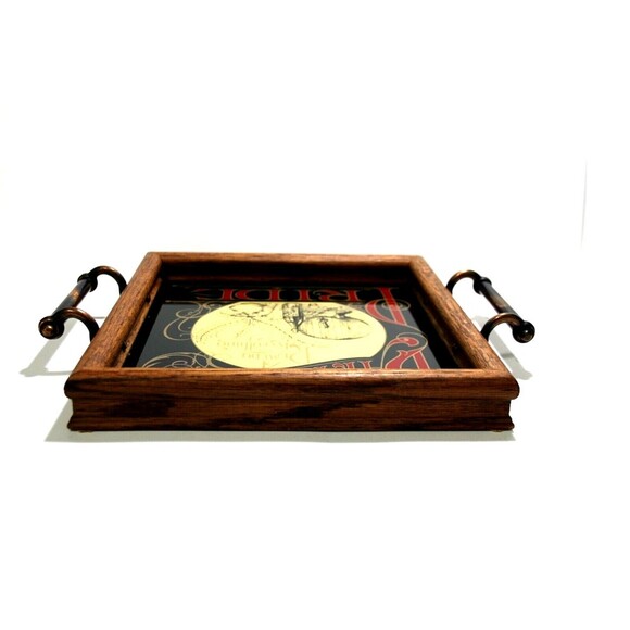 Hensley Co The Bartenders Pride A Remedy For Everything Wood Framed Glass 1980 - Picture 2 of 9